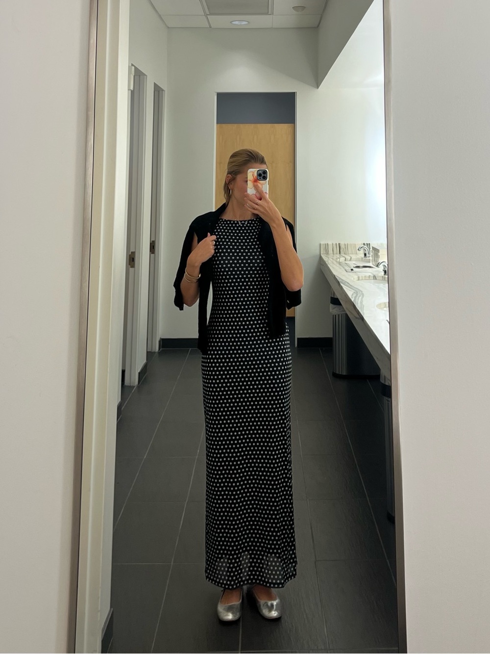 Princess Polly Top Of Mind Maxi Dress Black Polka Dot - Picture 5 of 5